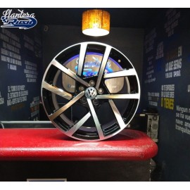 JUEGO DE RINES 17"X8" 5-100 TIPO VW R-LINE