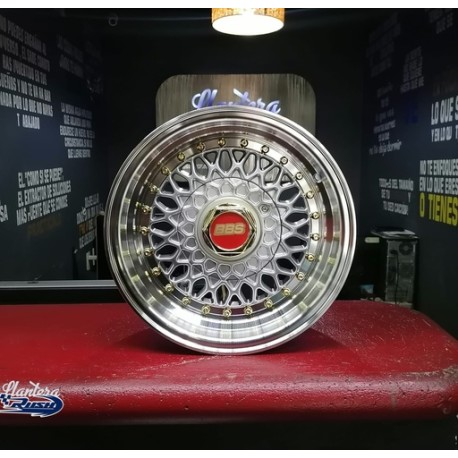JUEGO DE RINES 14"X6"/7" 4-100/108 TIPO BBS PANAL