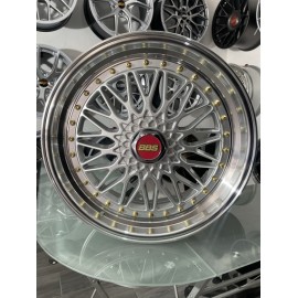JUEGO DE RINES 20"X8.5"/9.5" 5-112/5-120 TIPO BBS RS