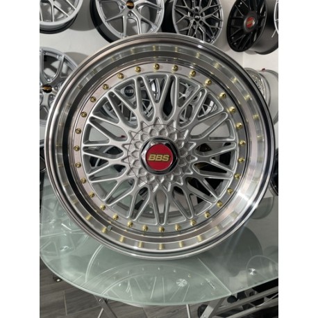 JUEGO DE RINES 20"X8.5"/9.5" 5-112/5-120 TIPO BBS RS