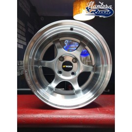 JUEGO DE RINES 15"X8"/9" 4-100 TIPO WORK RAICING