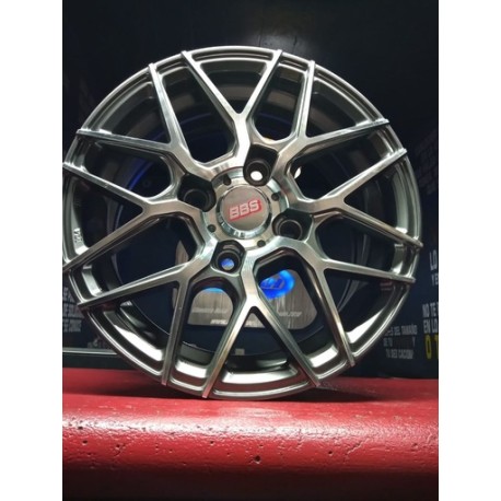 JUEGO DE RINES 14"X6" 4-114 TIPO BBS