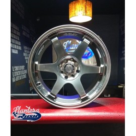 JUEGO DE RINES 17"X8"/9" 4-100/114.3 TIPO VOLK RAYS TE37