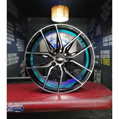 JUEGO DE RINES 16"X7" 4-100/114.3 TIPO CHEVROLET