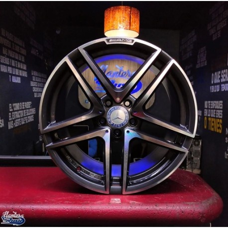 JUEGO DE RINES 18"X8.5/9.5" 5-112 TIPO MERCES BENZ AMG