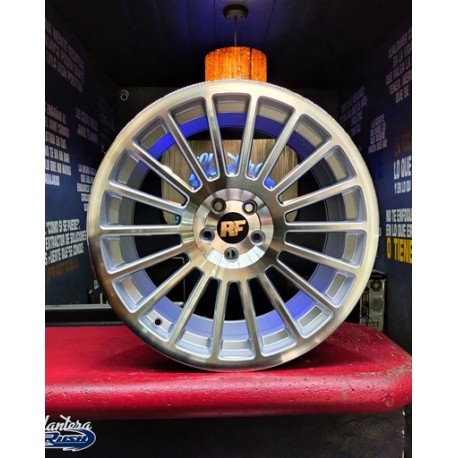 JUEGO DE RINES 18"X8.5"/9.5" 5-100 TIPO ROTIFORM R153