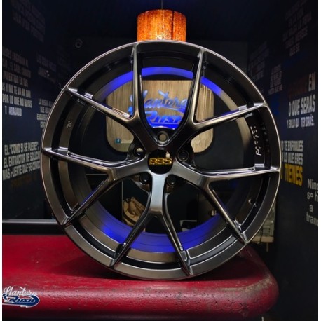 JUEGO DE RINES 19"X8.5"/9.5" 5-112/5-114.3 TIPO BBS FI-R